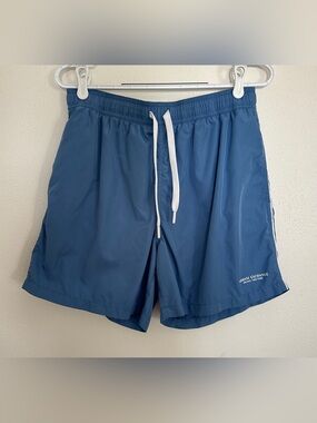 Armani Exchange Blue Milano New York Swim Shorts Medium